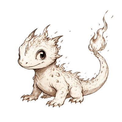 THE FIRE LIZARD